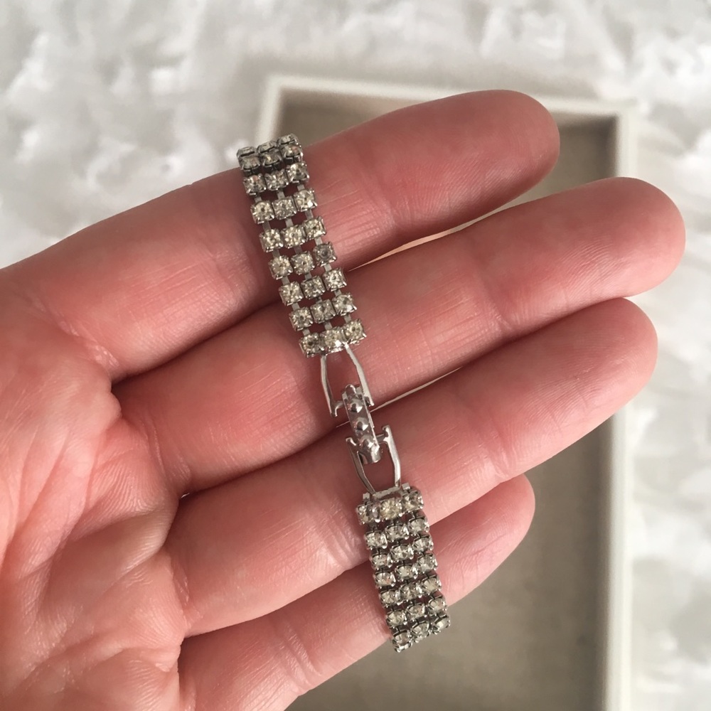 Rhinestone / Crystal bracelet - Picture 3 of 4